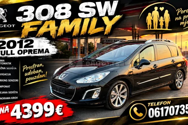 Peugeot 308 — polovni automobil